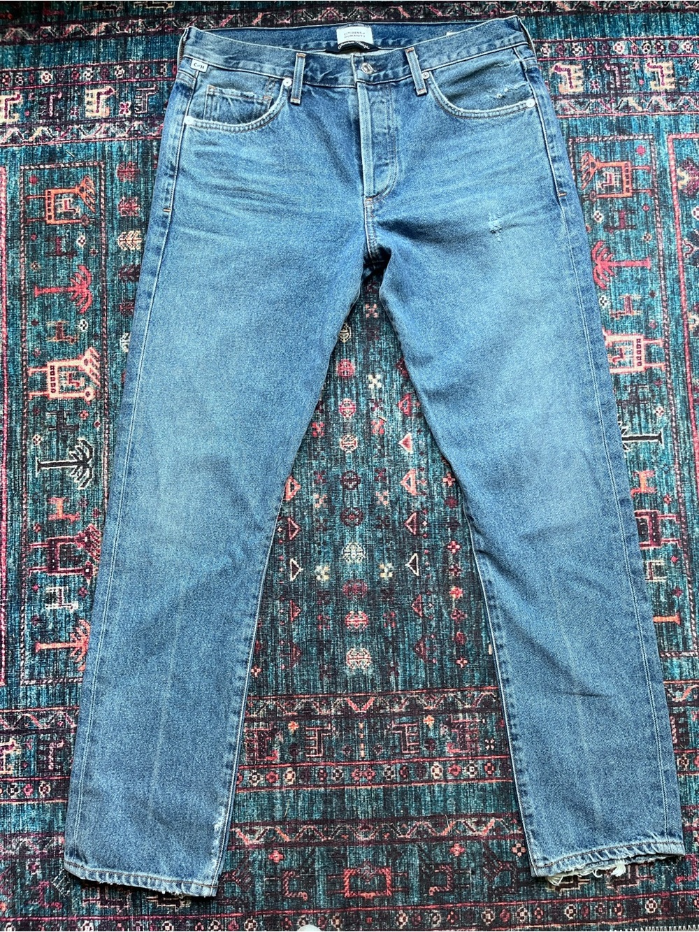 Citizens Of Humanity Classic Blue Straight-Leg Jeans